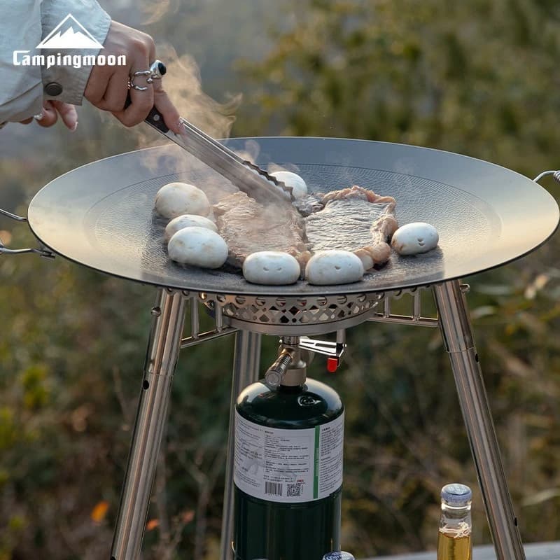 PG-4 Scott propane stove for camping, large diameter wind cooker head, high power portable gas cooker