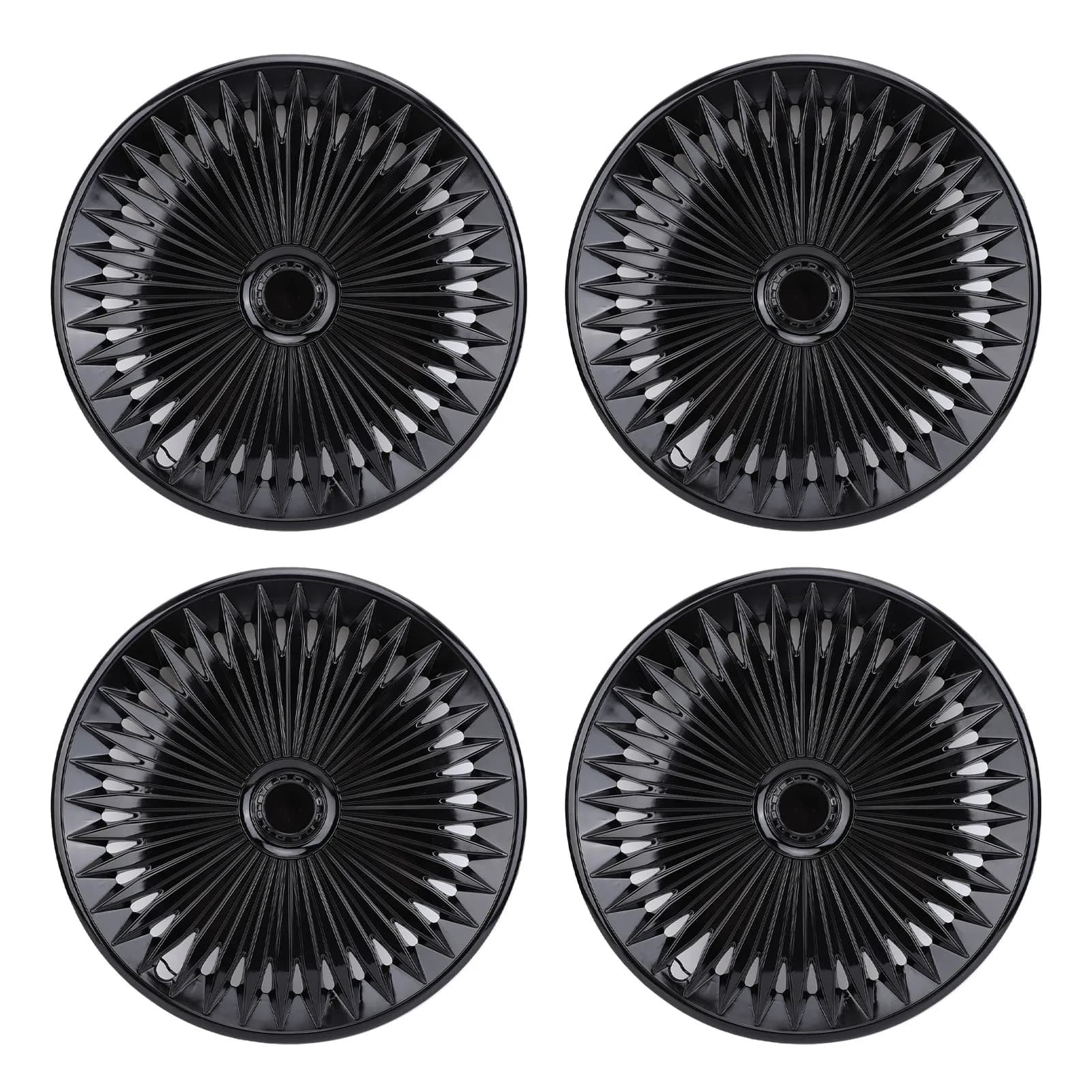 Copricerchi da 17 Pollici, Aspetto Elegante, Resistenti all'Usura, in ABS, Adatti per Cerchi R17, per la Maggior Parte di Auto, Camion e SUV