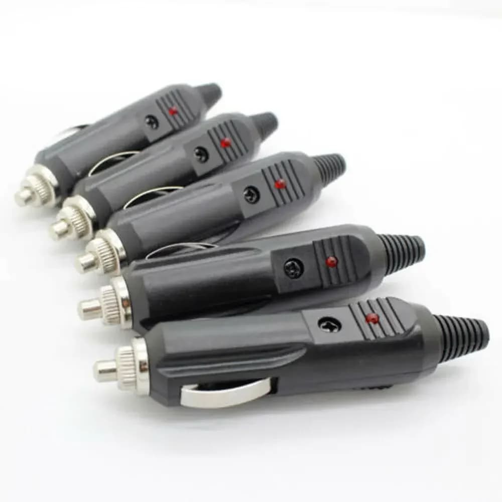 Connettore per presa accendisigari per auto maschio ad alta potenza 1PC12V con presa per resistenza alle alte temperature a resistenza al calore LED