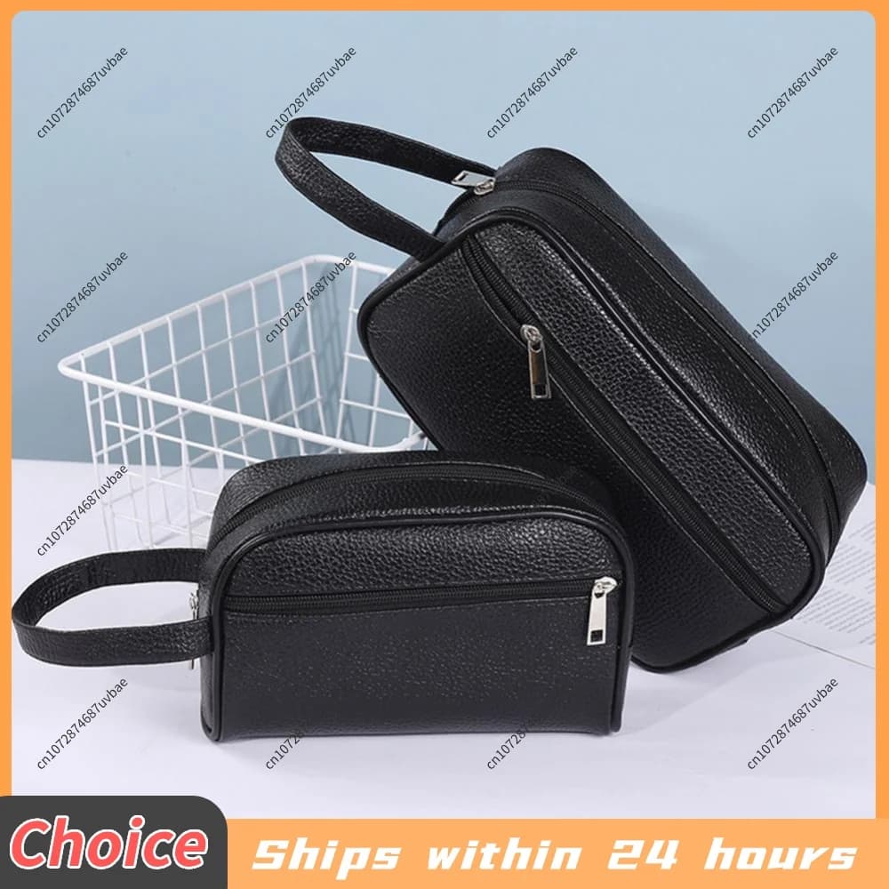 Men Women Fashion Wristlet Bag Creative PU Leather Mobile Phone Wristlet Bag Pure Color Small Handbags Wallet