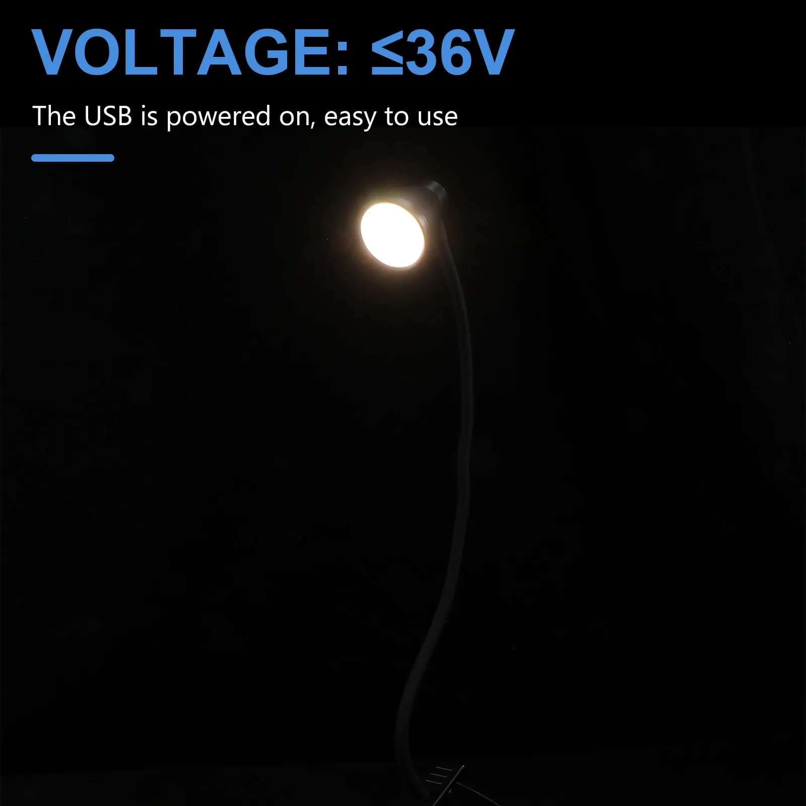 Lampada da Tavolo a Clip LED, Luce di Lettura USB, Illuminazione Notturna per Casa, Scrivania, Camera da Letto