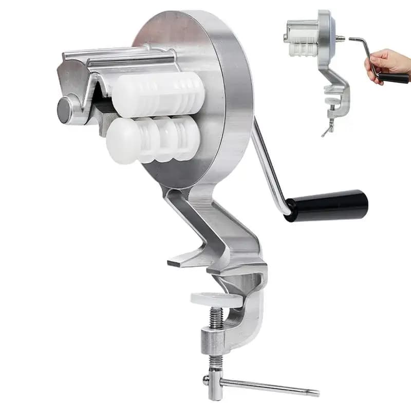 Macchina per pressa per pasta per macaroni Macchina per macaroni Pressa per tagliatelle ergonomica con design a manovella in lega di alluminio
