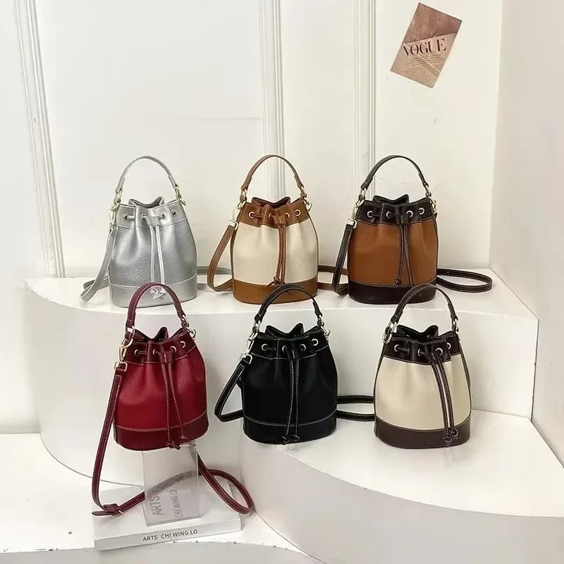Fashionable Popular Elegant Niche Design Bags for Women 2026 Hot Sale Versatile Crossbody Bags Commuting Hand-held Bucket Bags