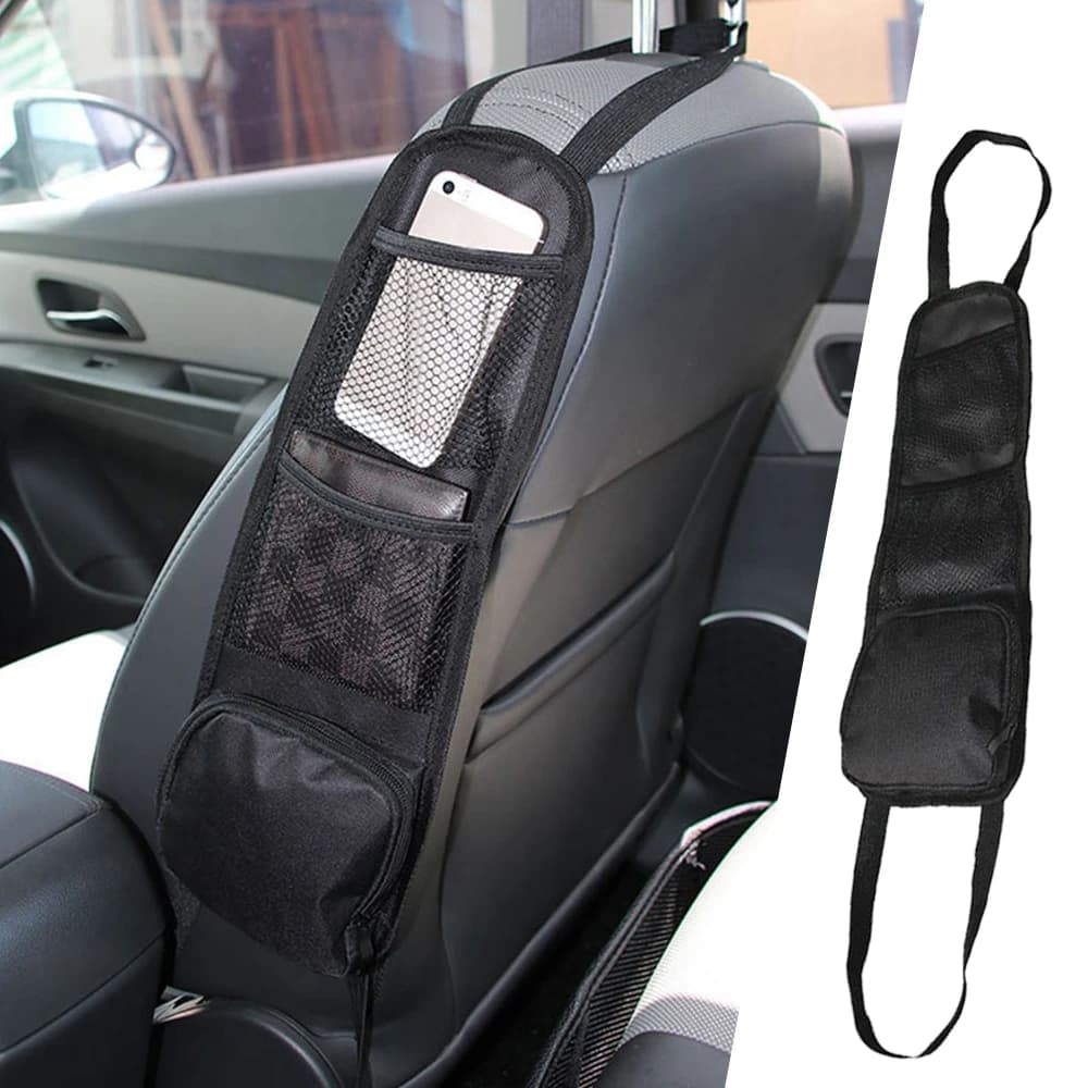 Borsa portaoggetti laterale per seggiolino Auto multitasche porta bevande universale portafoglio porta carte Organizer borse a rete accessori interni Auto