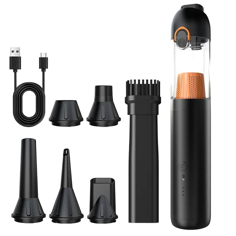 Rechargeable Cordless Handheld Car Home Vacuum Cleaner Brushless Motor Li-ion Battery 150ml Capacity