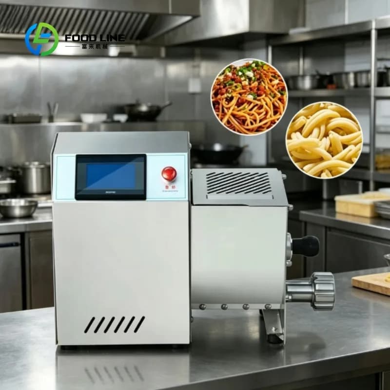 Professional Large-Output Pasta Extruder Machine with Adjustable Speed for Spaghetti Suitable for Factory and Restaurant Use