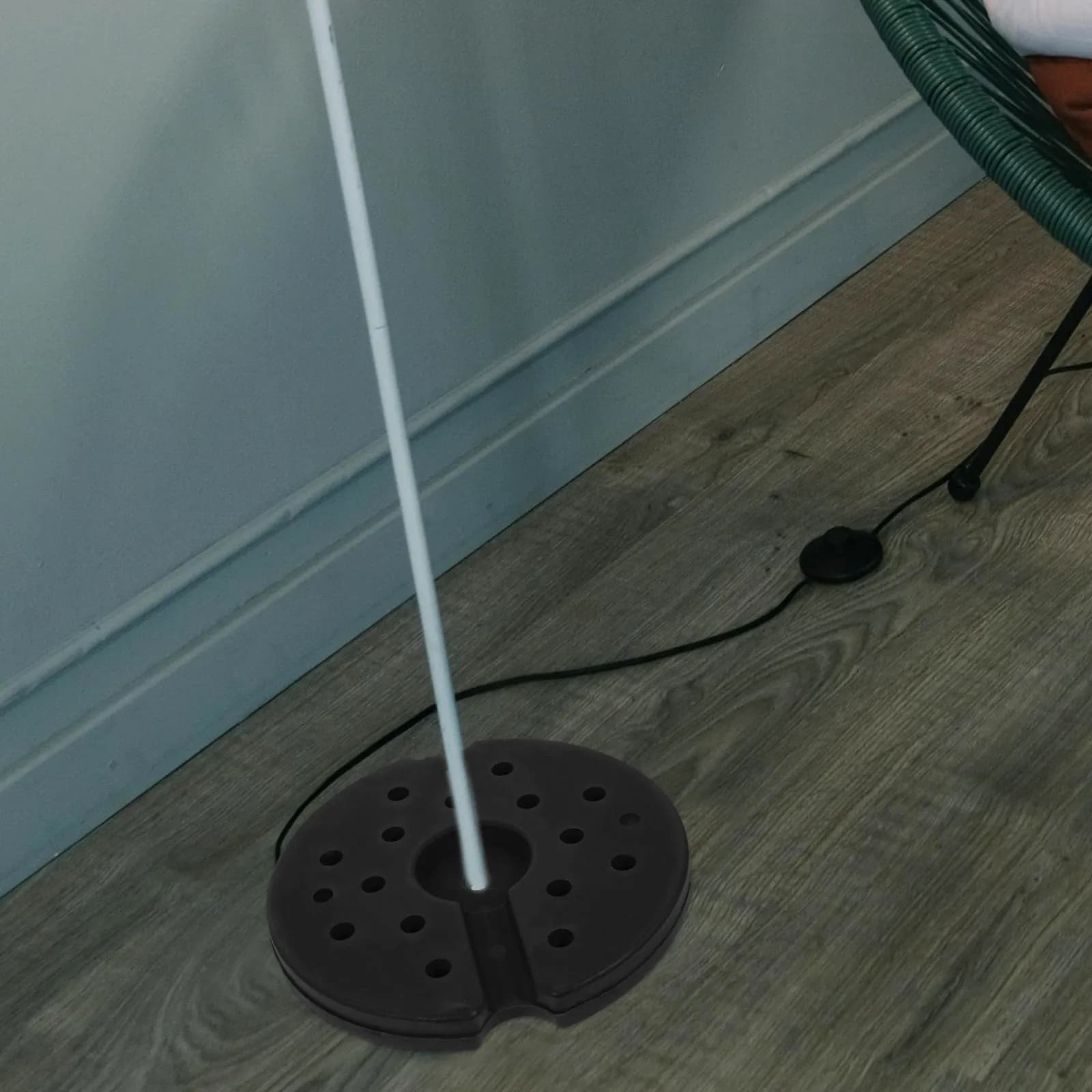 Sturdy Rubber Weighted Floor Lamp Base Plate for Enhanced Stability Elegant Design Fits Bedroom Office Desk Table Lamps Lamp