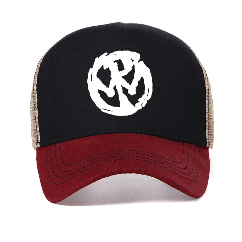 Cappellino da baseball estivo da uomo Pennywise Punk Rock Band Logo, nero, con rete traspirante, stile trucker, snapback.