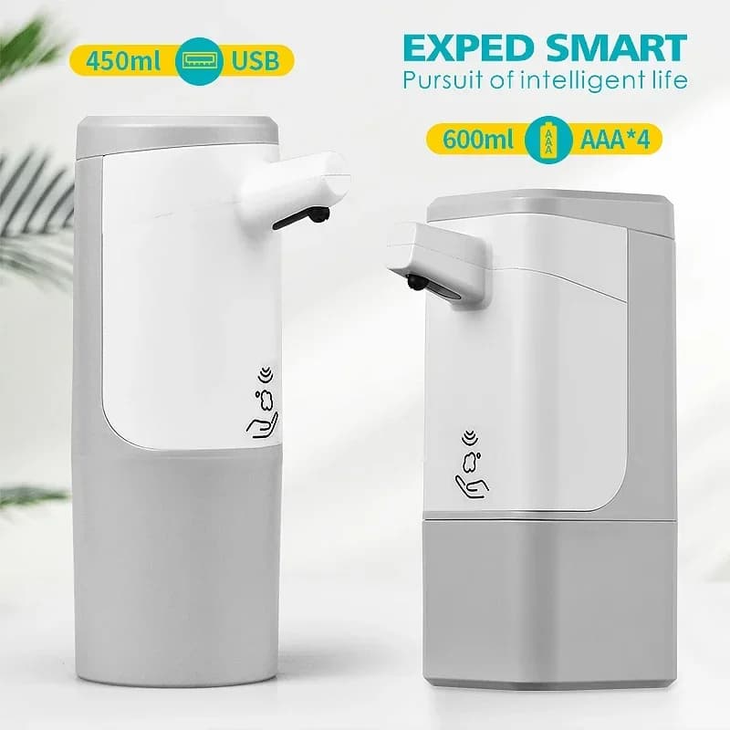 Dispenser automatico di sapone Ricaricabile Sensore intelligente Lavamani Elettrico domestico Schiuma Gel Spray Cucina Bagno 450ML600ML