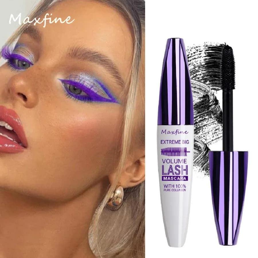 Mascara Ad asciugatura rapida A lunga azione Impermeabile Non agglomerante Non aloe-dye Estensione Curl Ciglia Multicolor Lady Mascara Cosmetici