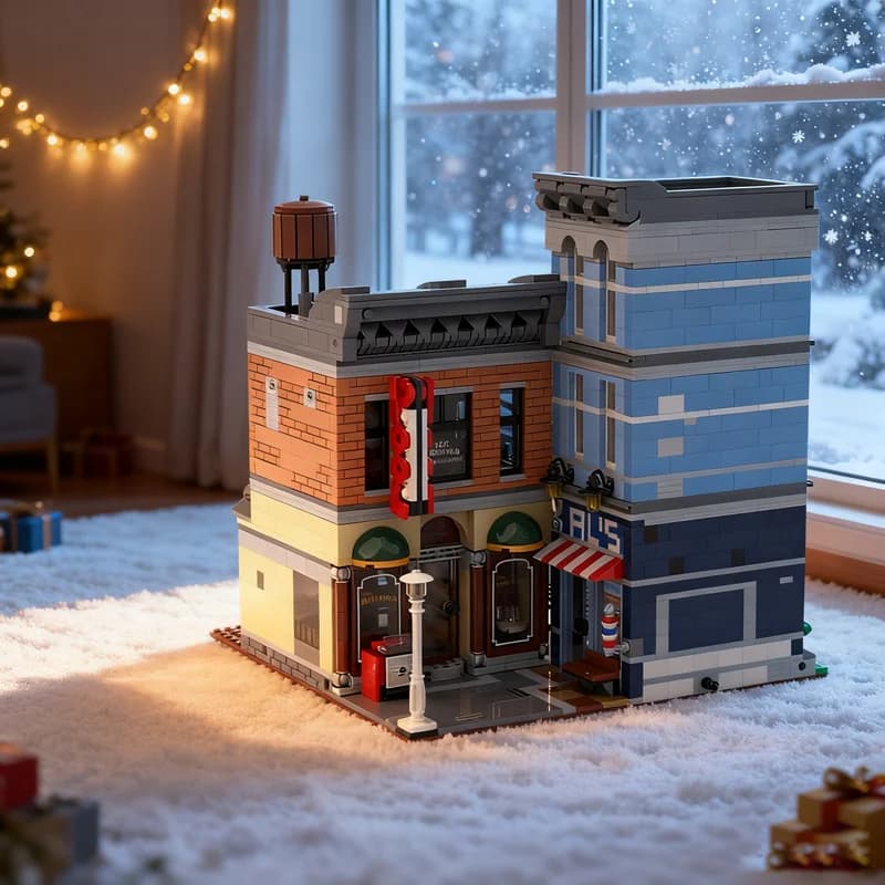 2177pcs MOC Model Building Blocks Construction Festival Gifts Toys Assemble DIY Education Brick Birthday Creative Idea