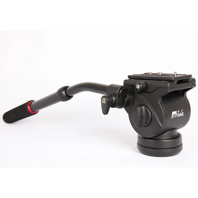 JIEYANG JY0506H Testa video fluida per treppiede Cursore monopiede Riprese panoramiche Pellicola video Fotocamera DSLR Idraulica