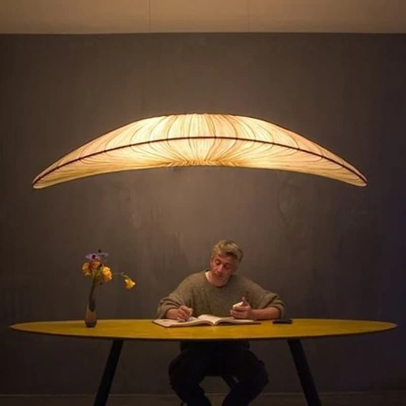 Lampade a sospensione a Led in tessuto minimalista lampade a sospensione a soffitto per barche a vela di design soggiorno arredamento camera da letto lampade di illuminazione di lusso