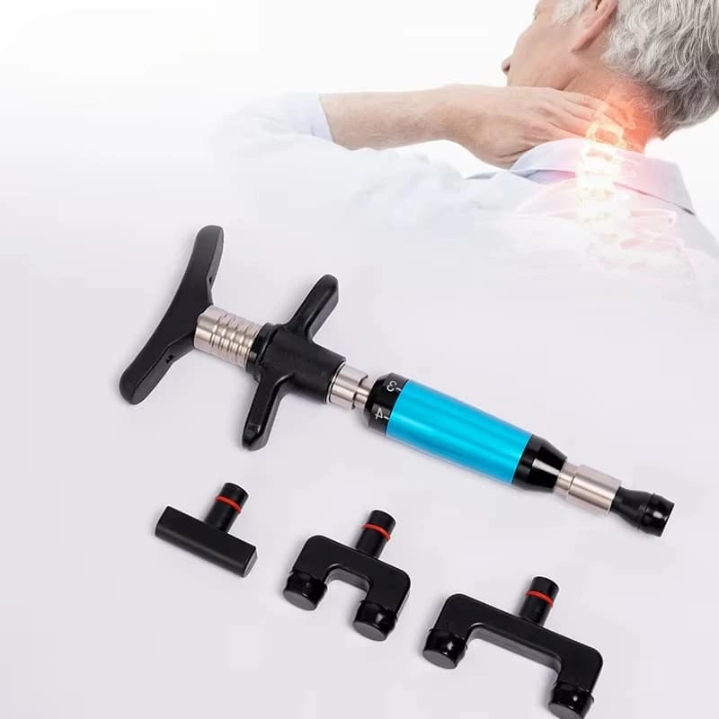 Set of chiropractic Adjustment Guns for Manual Massager for Factory Original Spine Correction for Back Health Care