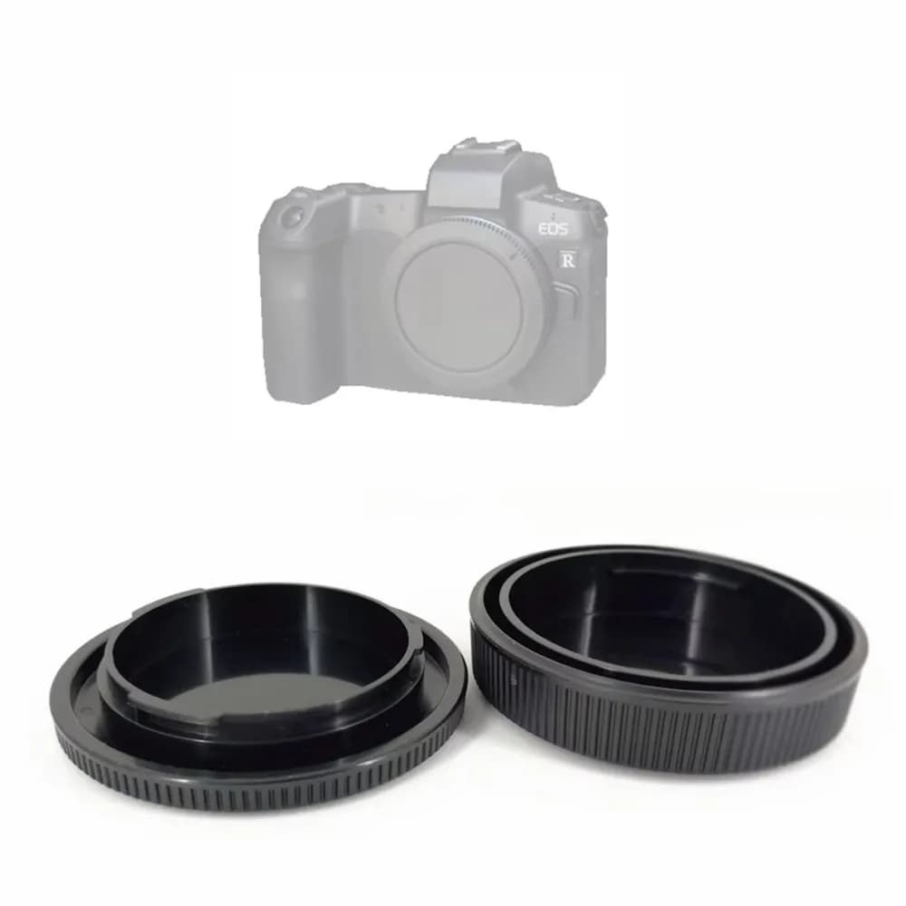 Copriobiettivo posteriore RF + Copertura anteriore per corpo macchina per Canon EOS R1 RP R3 R5 R6 R7 R8 R10 R50 EOSR e obiettivi RF RF-S (come R-F-5)