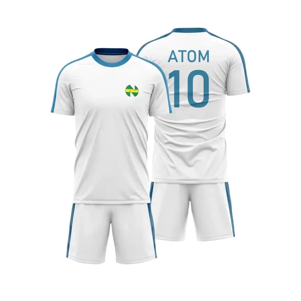 Sports T-shirts For Men Captain Tsubasa Anime Set Cosplay Comics Style Tshirt Quick-drying Sportswear Unisex Jersey 2 Piece Set