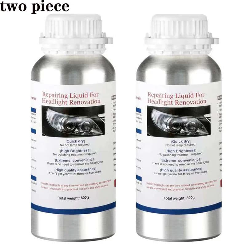 800ML Fluido per riparazione fari auto Lucidatura fari Restauro Lucidatura dei fari