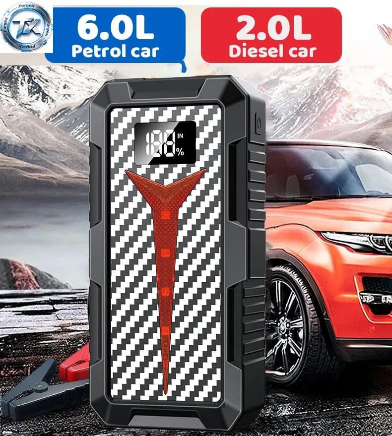 【Multi-functional】Car Jump Starter Power Bank Portable Car Battery Charger for 12V Auto Starting Device Petrol Diesel Emergency
