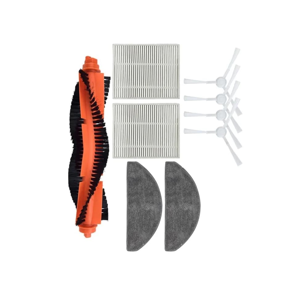 Main Roller Brush HEPA Filter Mop Cloth For Xiaomi E10 B112 E12 Robot Vacuum Cleaner Parts Accessories