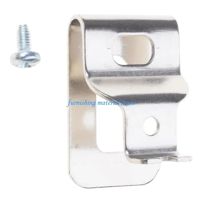 Y5GD Clip da cintura ricambio in acciaio premium per trapani wireless 18V Gancio per cintura da 10 pezzi con viti Parte