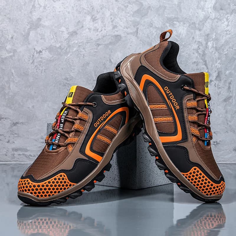 Scarpe da trekking traspiranti da uomo, scarpe da trail outdoor, scarpe da arrampicata con lacci, scarpe da trekking antiscivolo, stivali tattici da caccia