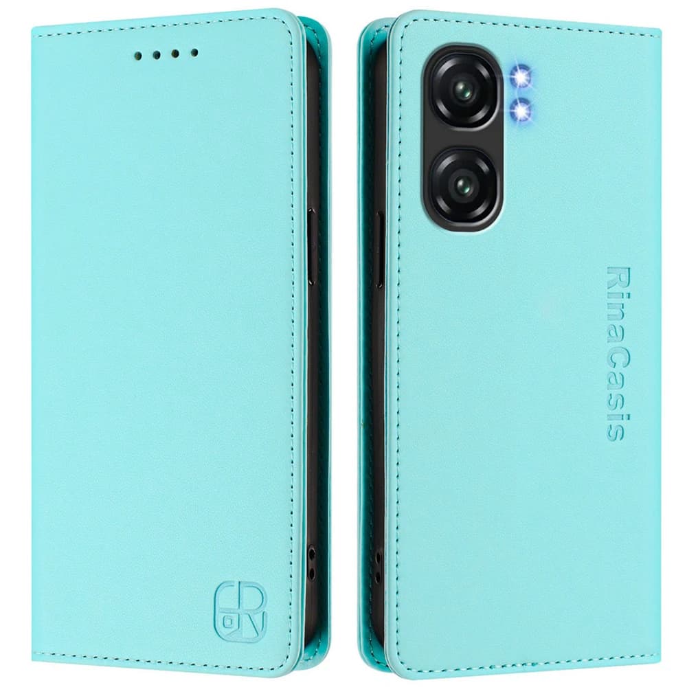 Per Oukitel C58 Pro RFID Custodia a libro in pelle per Oukitel C56 C57 Pro C57S C 58 56 C53 C51 C50 C38 C37 Custodia a libro magnetica