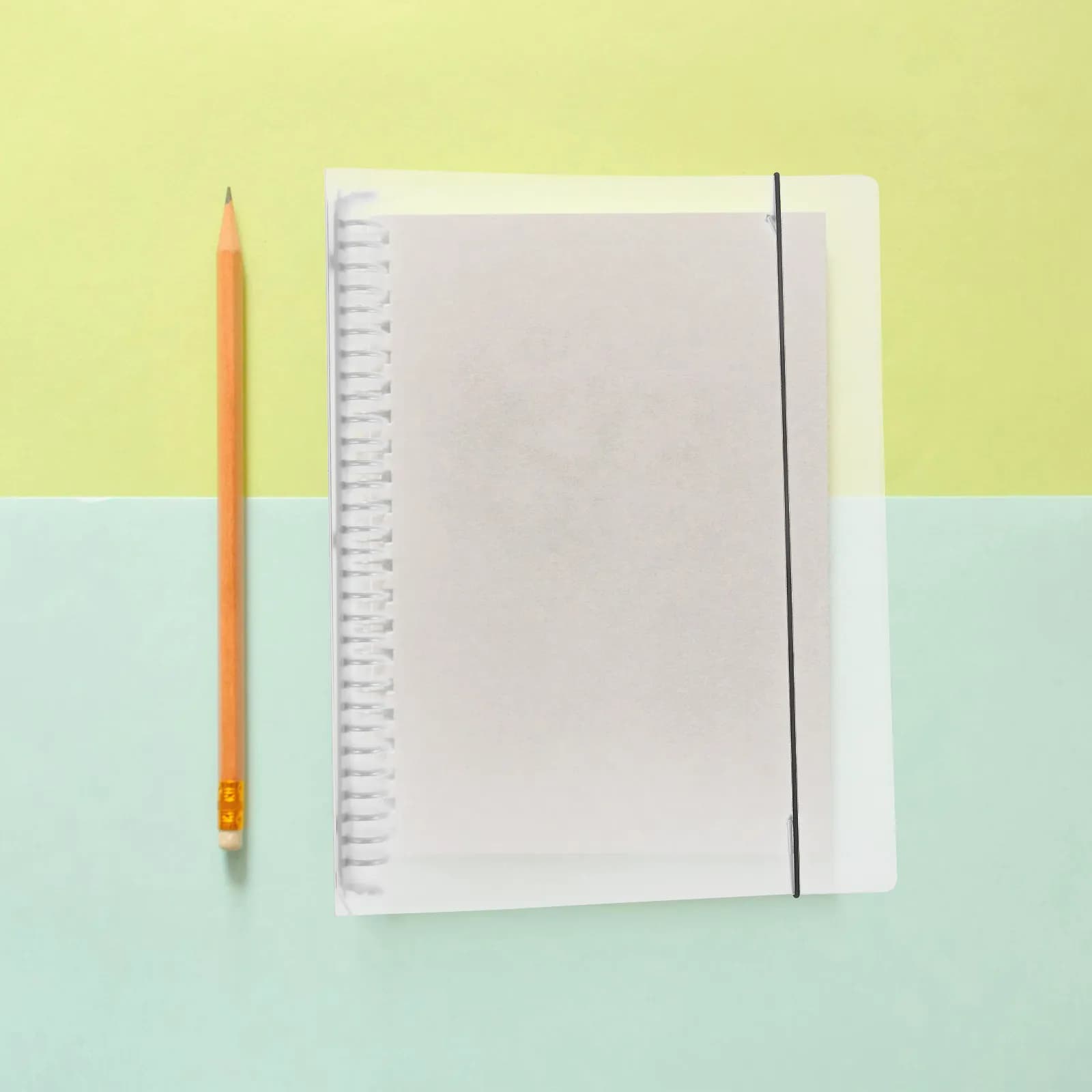 Heavy Duty Transparent PP Binder Cover Light Weight Easy Clean Notebook Shell for Creative Writing Travel Journal School Planner