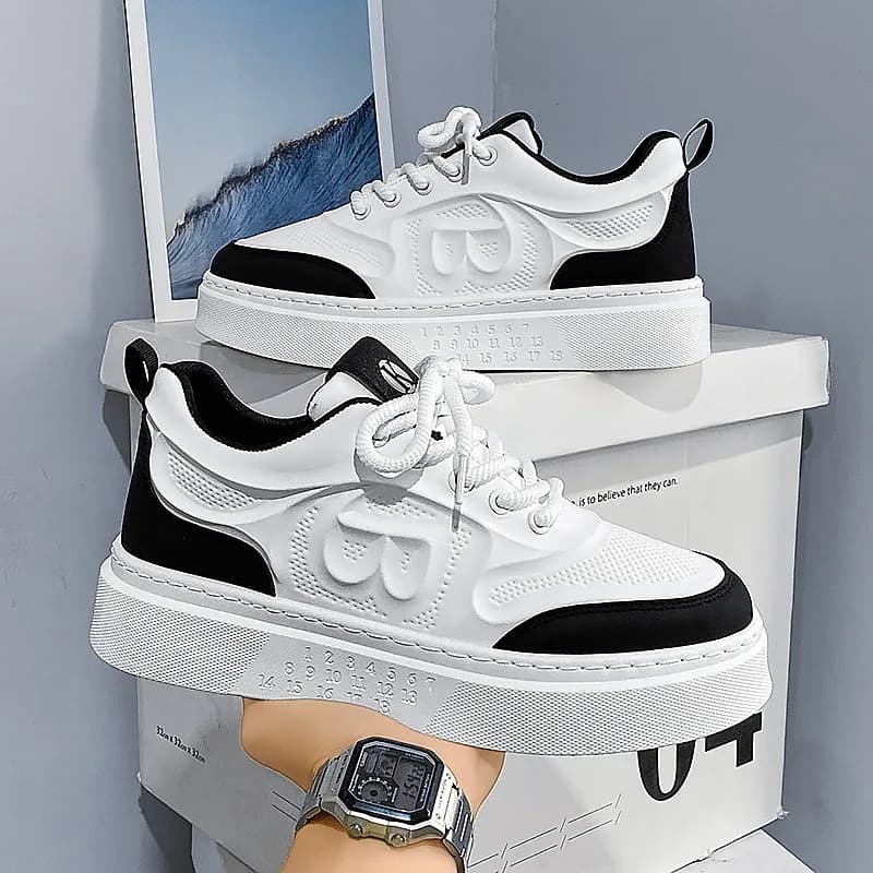 Tenis Para Hombre 2025 Scarpe sportive casual da uomo Primavera Estate Tendenza Scarpe basse basse in pelle Uomo Calzature da passeggio Versatile Plus