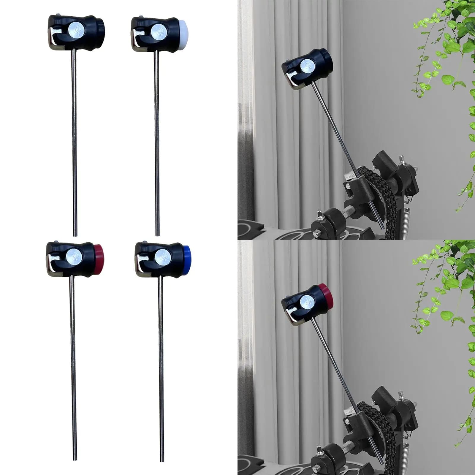 Martello per pedale per grancassa, battitore per pedale per batteria con testa rotonda in gomma per accessorio di ricambio per strumento musicale basso