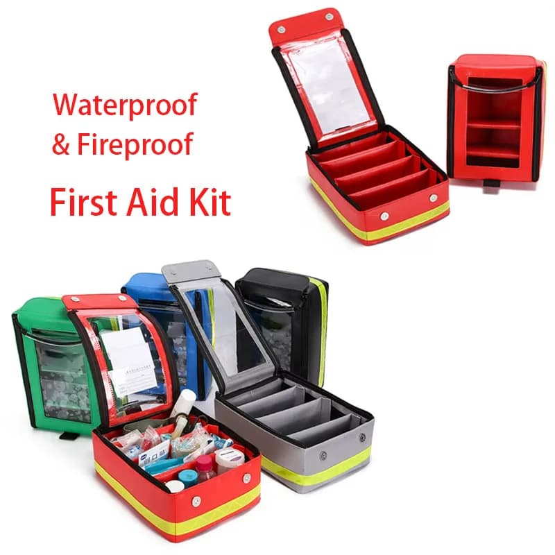 Sorted First Aid Kits Survival Emergency Supplies Bag Waterproof Lightweight Fireproof Bag For Outdoor Floating Swimming