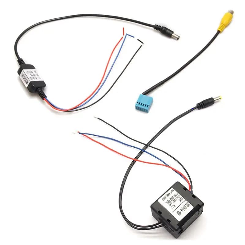 Car Rear View Camera Power Delay Timer Filter Rectifier RCD330 PQ MIB RCA Conversion Adapter for VW BENZ H9EE