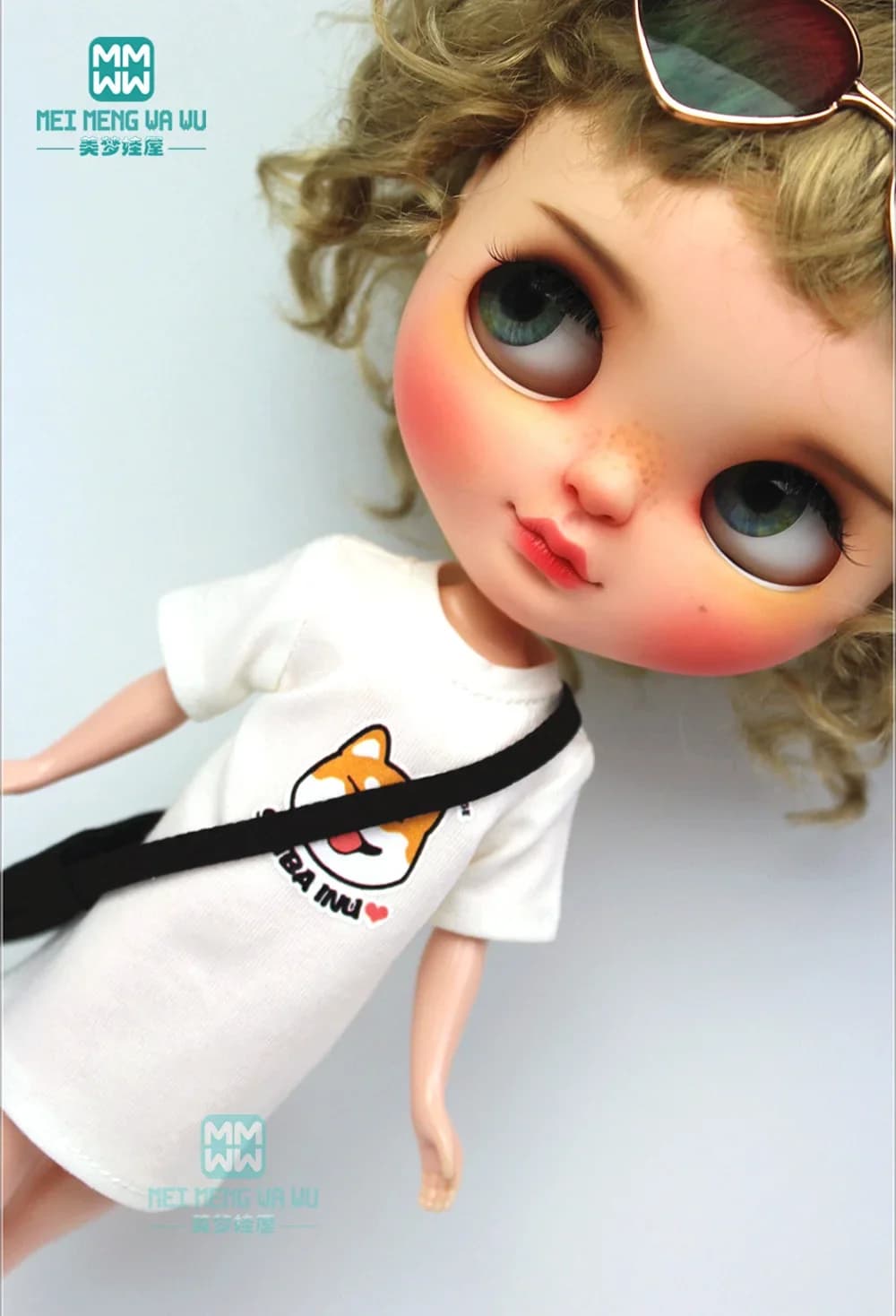 Adatto per vestiti per bambole Blyth da 28 cm T-shirt lunga alla moda Azone OB22 OB24 accessori per bambole
