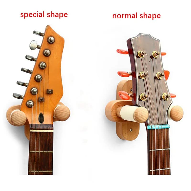 ABHT-3X Supporto da parete per gancio per chitarra, supporto da parete per chitarra regolabile per chitarra per chitarre Ukulele per basso elettrico acustico