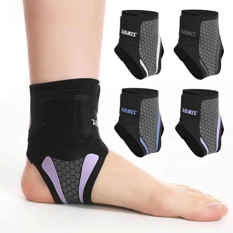 Fascia Protettiva per Caviglia, Supporto per Piede, per Dolore da Fascite Plantare, Tutore Notturno, Protezione Caviglia, Cavigliera a Compressione per Calcio
