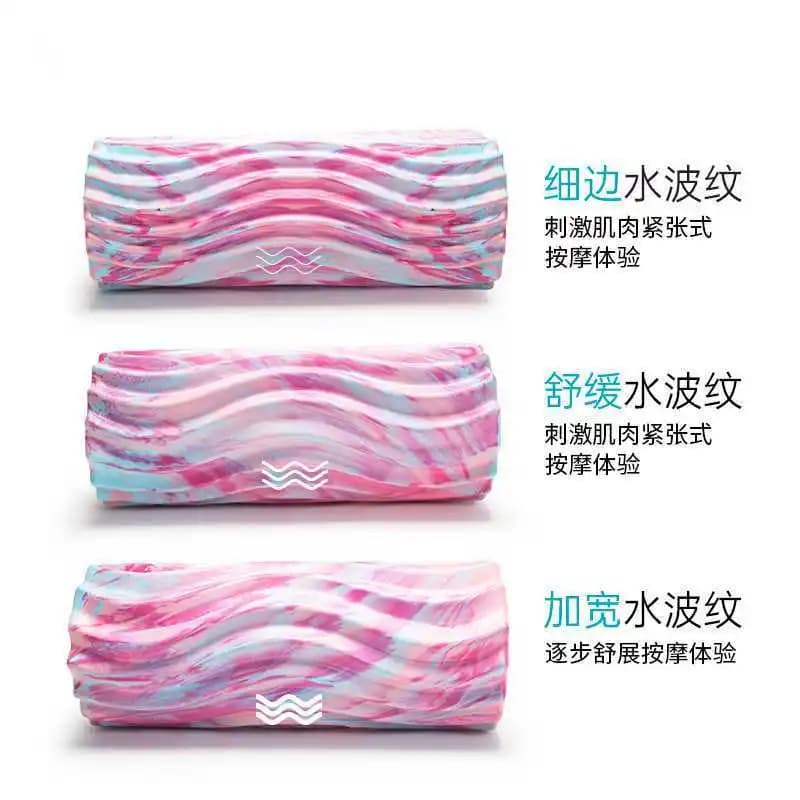 Camouflage Mace Foam Shaft, Fitness Muscle Relaxer Hollow Massage Roller Yoga Column