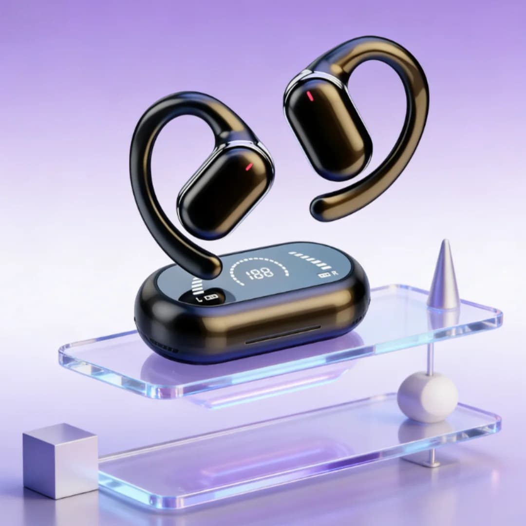 Original Bluetooth 5.3 Bluetooth 5.3 Hearing Aids Low Latency Play Sports Auxiliary HiFi stereo ear hook with noise reduction