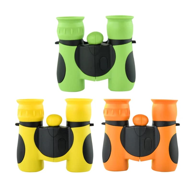 Binocolo in plastica per bambini, 1 pezzo, per caccia all'aperto, giochi di tiro, pratica di tiro con l'arco, osservazione degli animali, viaggi, campeggio