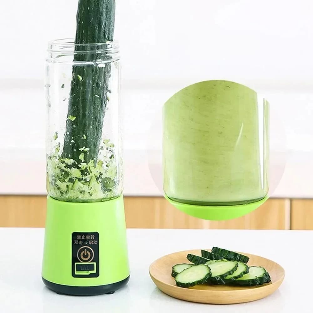 Mini frullatore portatile da 380 ml per frullati, ricaricabile tramite USB, tazza per succhi di frutta da viaggio, frullatore manuale per frutta, tazza per succhi, gadget da cucina