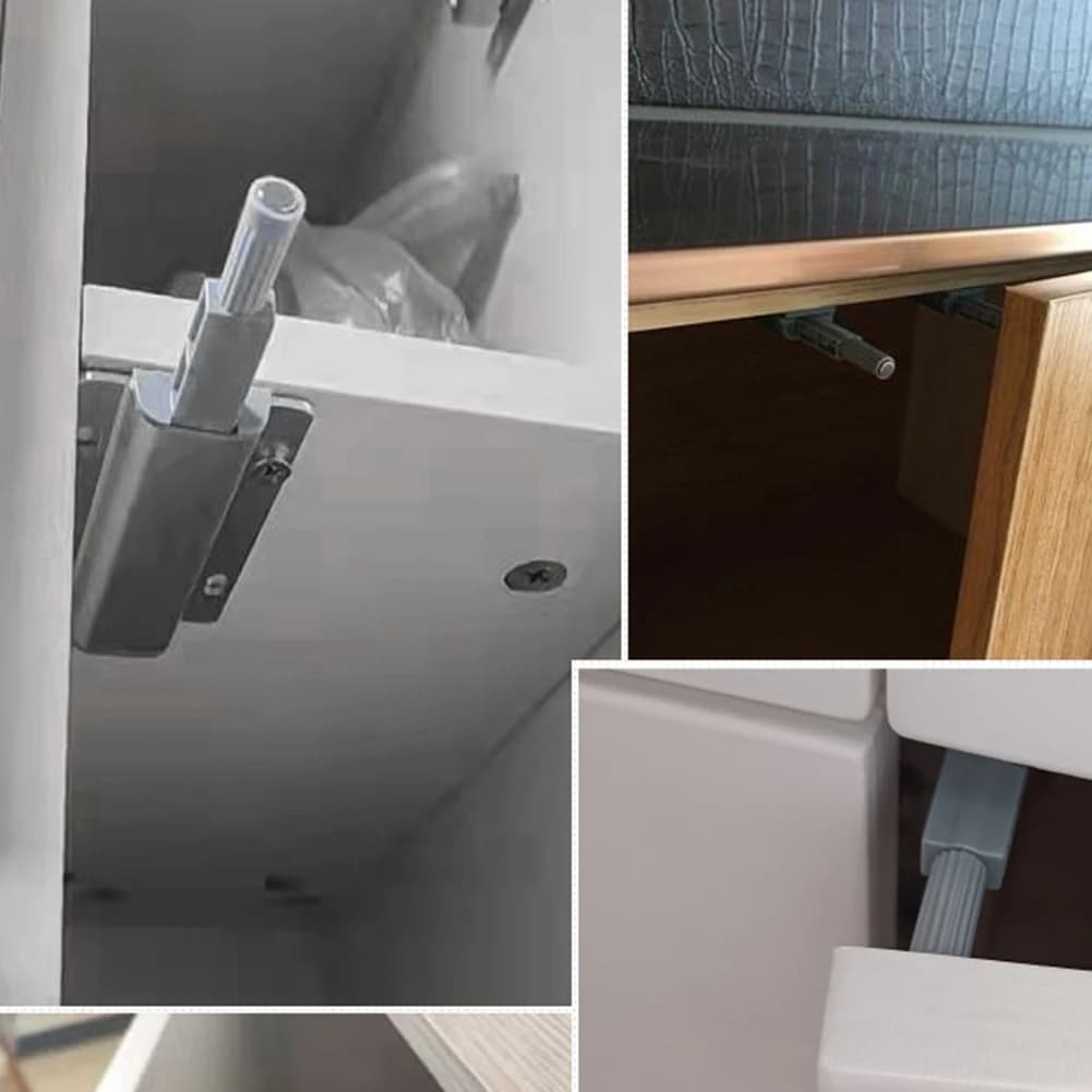 10 Pezzi Ammortizzatori Hardware Soft Close Push To Open per Cassetti, Chiusura Silenziosa, Maniglia Invisibile, Ammortizzatore per Ante di Armadi