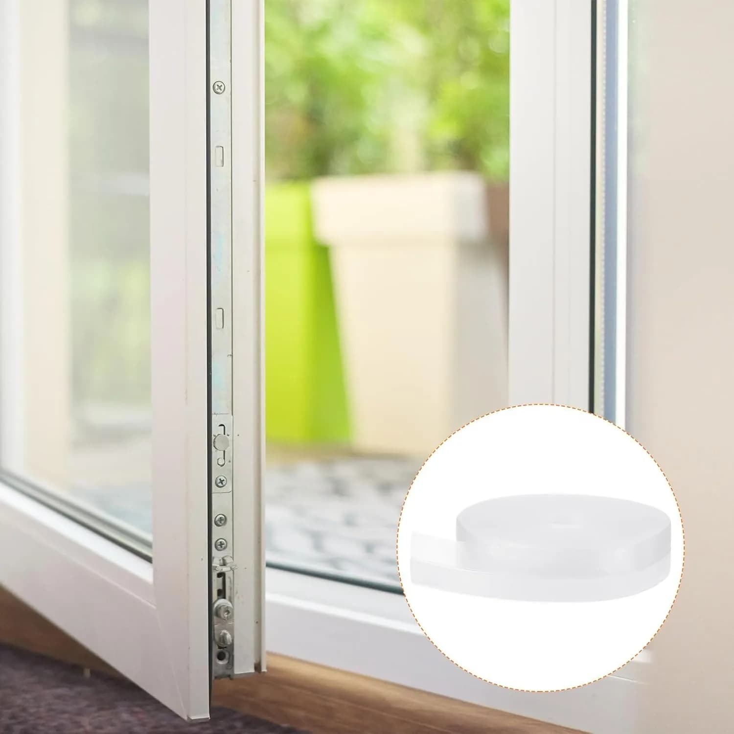Self-Adhesive Weather Stripping,Upgrade Silicone Door Draft Stopper,Waterproof Silicone Sealing Strip for Gaps, Showers,Soundproofing & Energy Efficiency (White）