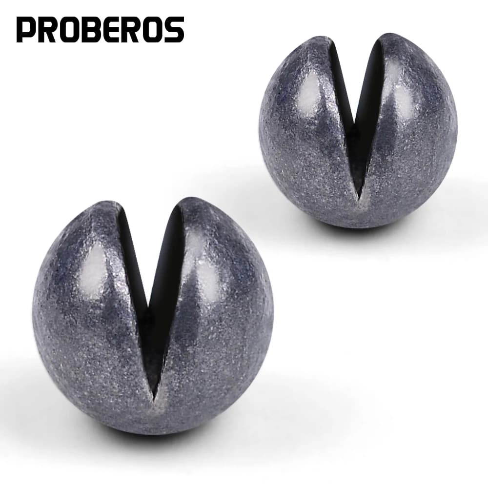 PROBEROS 100 pz 0.5g-5g Regolabile Split Shot Piombini Pesi Da Pesca Spigola Pesce Gatto Affrontare Accessori Acqua Salata D'acqua Dolce Pesca