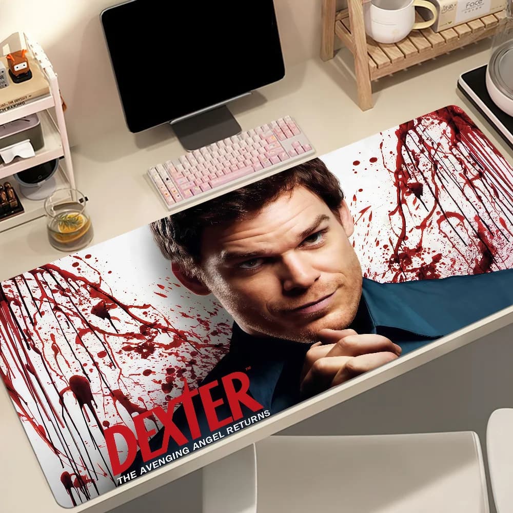 d-Dexter Tv Mouse Pad Non-slip Thickened MousePad Student Gaming Cushion Large Writing Lockedge Office