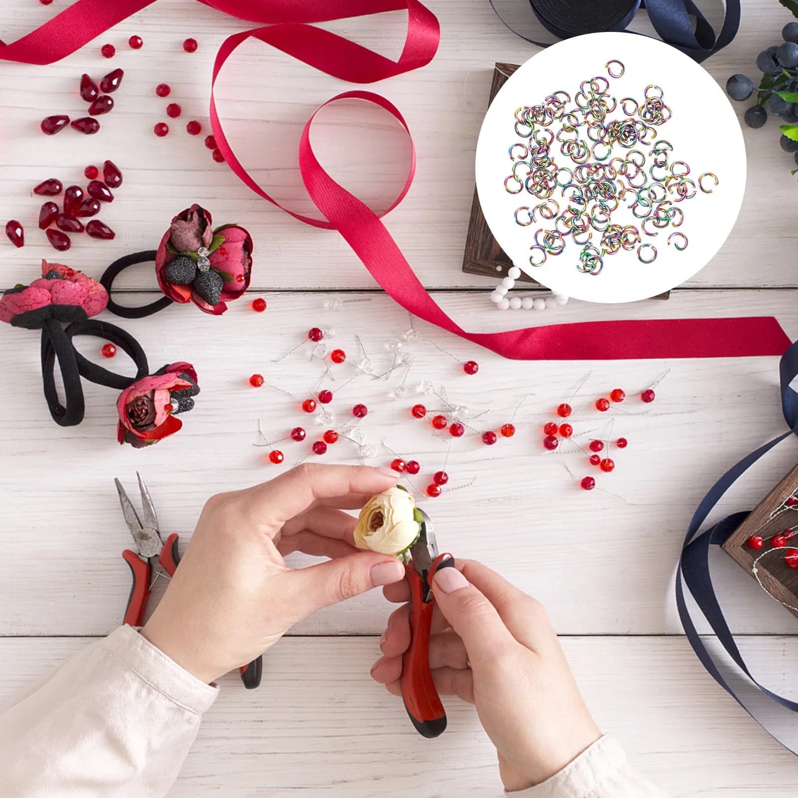 100Pcs Stainless Steel Jump Rings for Jewelry Making Craft DIY Bracelet Necklace Earring Repair Professional Ring
