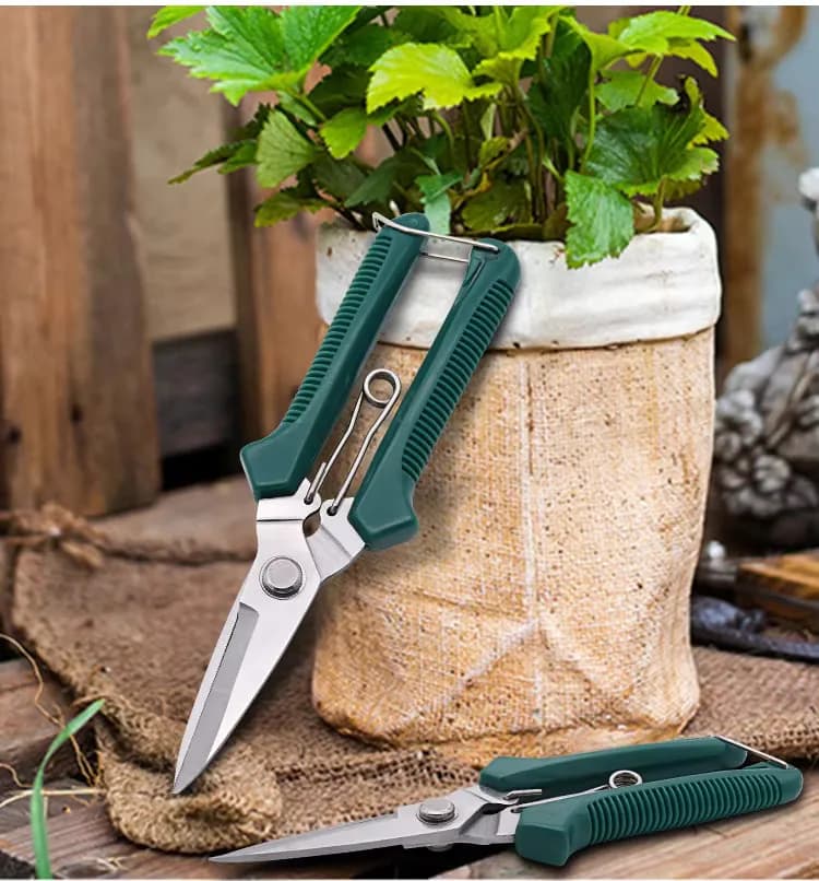 Forbici da Potatura Ultra Affilate per Lavori Pesanti, Cesoie Ergonomiche con Impugnatura Confortevole per Giardinaggio e Raccolta Frutta