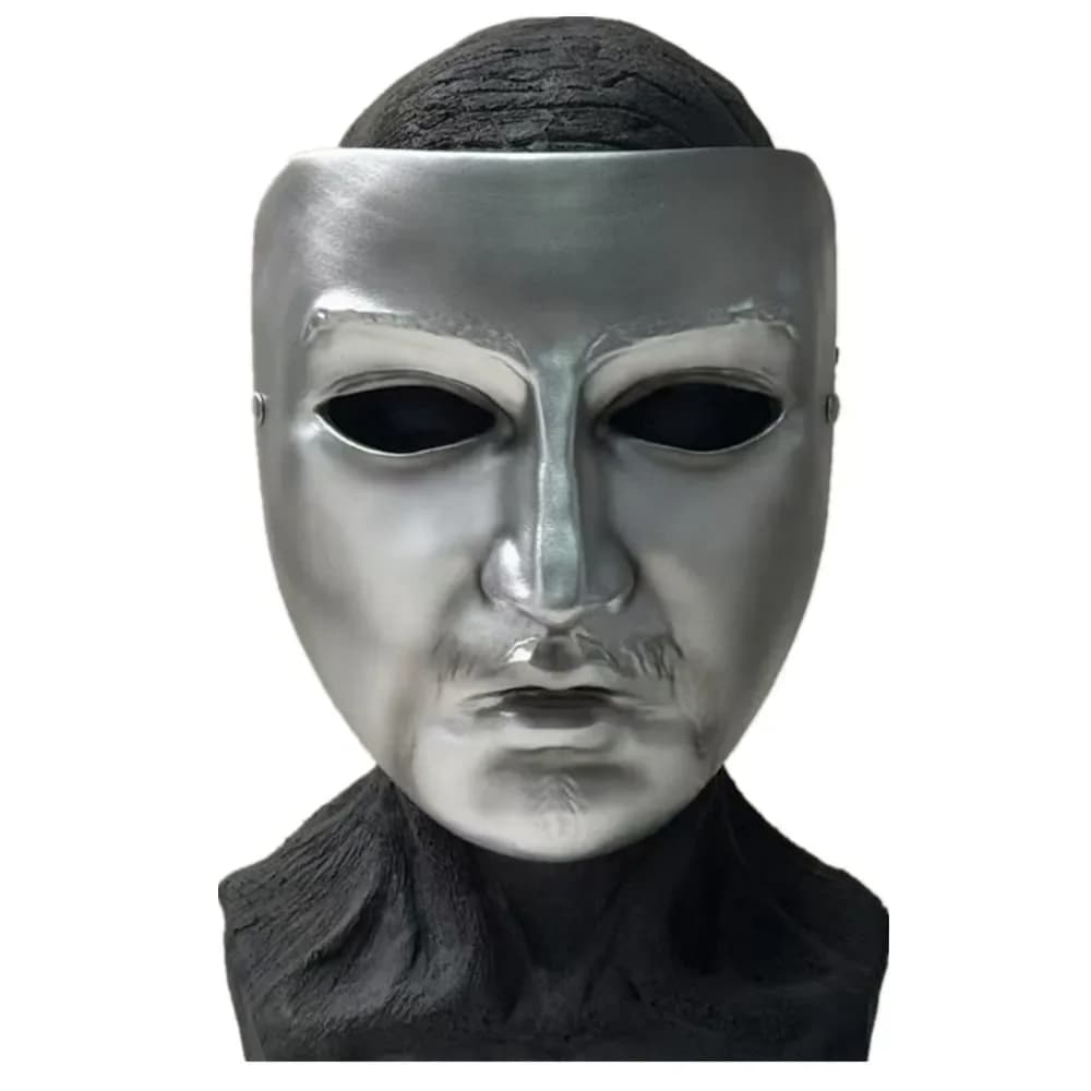 Adult Silvery Full Face Costume Mas Festival Ball Party Face Mask