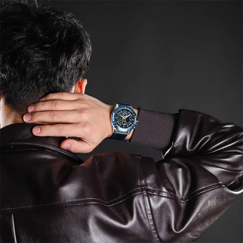 NAVIFORCE Brand Original Men's Watch Multifunction Chronograph High Quality Sport Wrist Watch Reloj Hombre