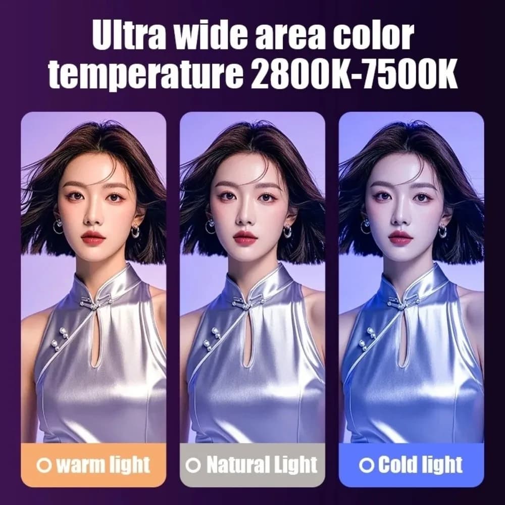 Handheld LED RGB Light Stick Colorful USB Rechargeable Photography Fill Light Vlog/Selfie Studio Photo Lighting Party Atmosphere