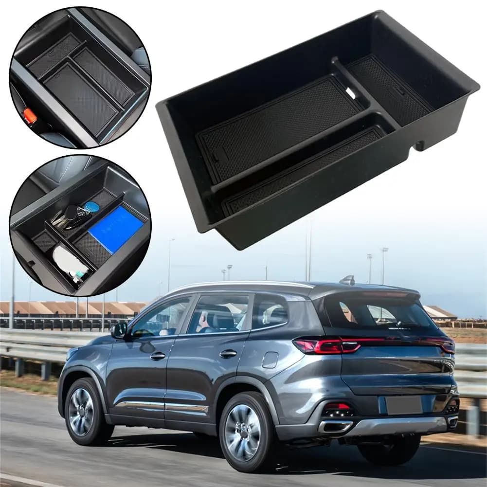 Per Chery Tiggo8 Pro/7 Plus Auto Bracciolo Scatola di Immagazzinaggio Vassoio Accessori Organizzatore Auto Centro Console Centrale Console di Stoccaggio N6M1
