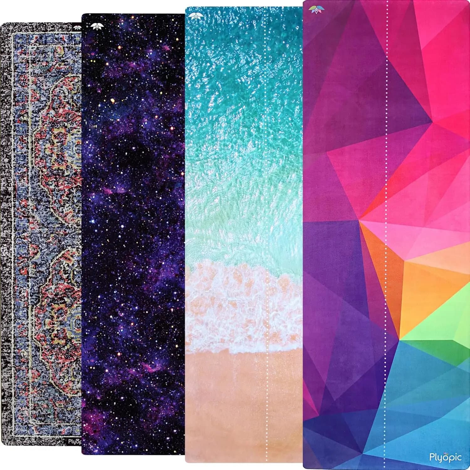 All-in-One Yoga Mat with Anti-Slip, Ideal for Hot Yoga, Pilates and Training, in Natural Ecological Rubber