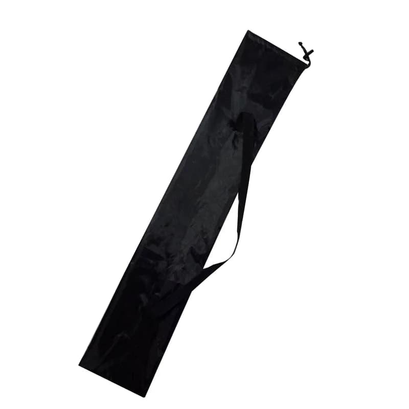 Waterproof Black Hiking Travel Waist Bag Waist Stick Trekking Stick Oxford Portable Camping Bag With Drawstring